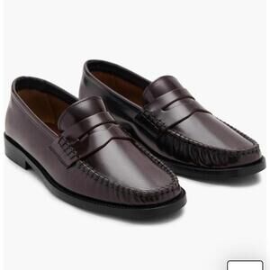 MANGO Luisa Penny Loafer in Chocolate